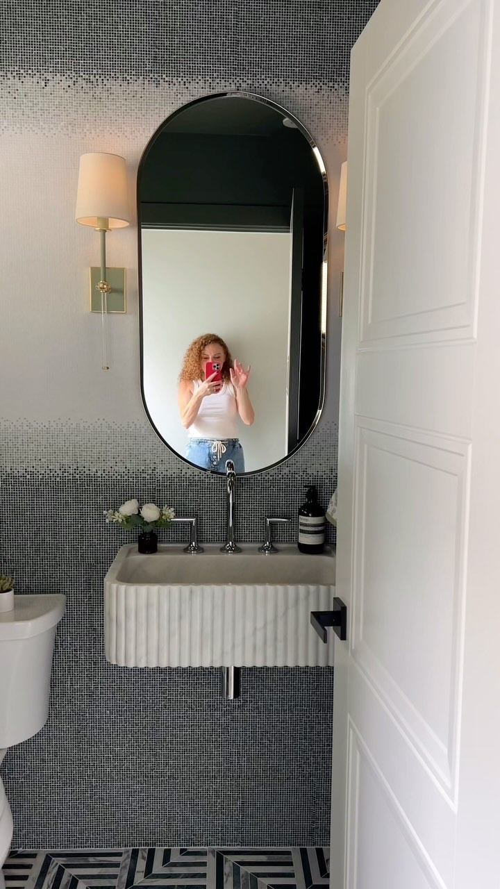 Isn’t it just WOW?
A real Jewel Box to keep a big impact on your guests! I call it the Ombré Powder Room!
More details to follow
Design: @dianarizkodesign
#dianarizkodesign
#luxurypowder #powderroomdesign #bathroomrenovation #beforeandafter #jewelbox #bathroomofinsta #smallspaces