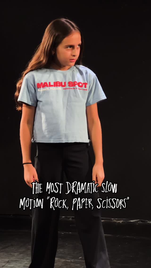 The most dramatic slow motion “Rock, Paper, Scissors” #acting #improv