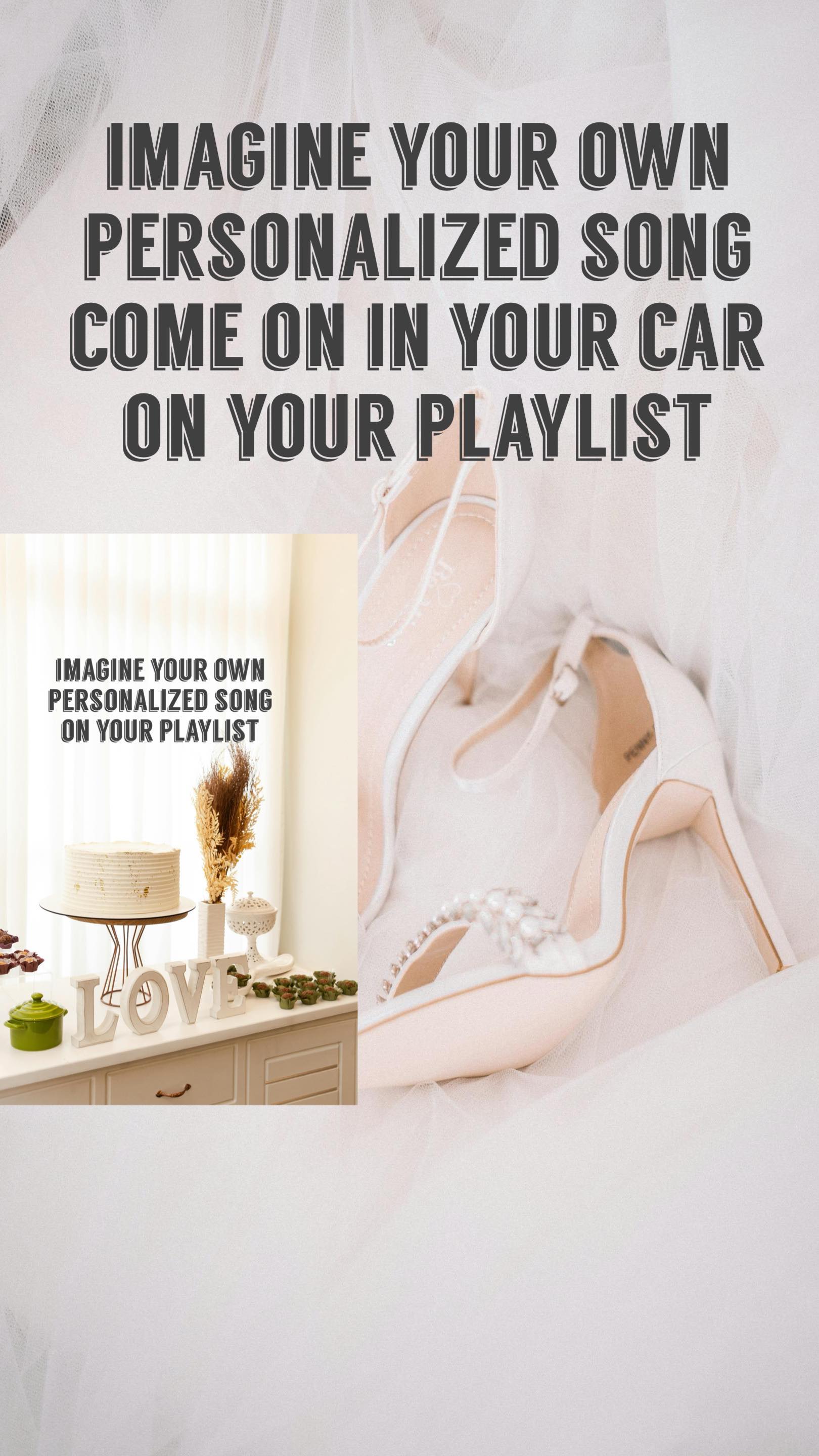 Just imagine your own love song titled with your own names popping up on a playlist while youโre driving ๐ฉต๐ฉท (or working out, or at a BBQ with friends, or over dinner at home with your partnerโฆso many possible scenarios!)โฃ
โฃ
One of the many beautiful things about having a forever love song for you and your soulmate. โฃ
โฃ
Contact me through DMs or visit www.andreagal.com for more details and a โcontactโ page. โฃ
โฃ
โโโโโโโโโโโโโโโโโโโโโโโฃ
โฃ
#luxuryweddings #luxurywedding #weddingsongs #personalizedsong #personalizedweddinggift #weddingsongs #personalizedwedding #originalweddingideas #uniquewedding #uniquegifts #uniqueweddingidea #lux #luxurybridal #luxurybride #luxuriouswedding