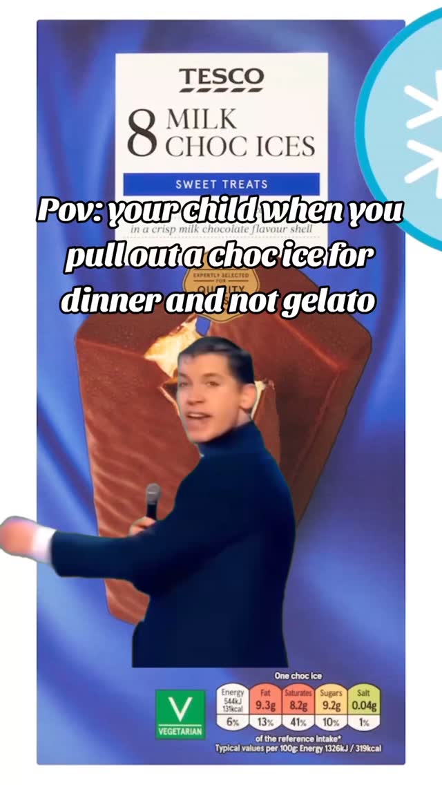 A choc ice.... Oh no oh no #gelato #icecream #hitchin #letchworth #familybusiness