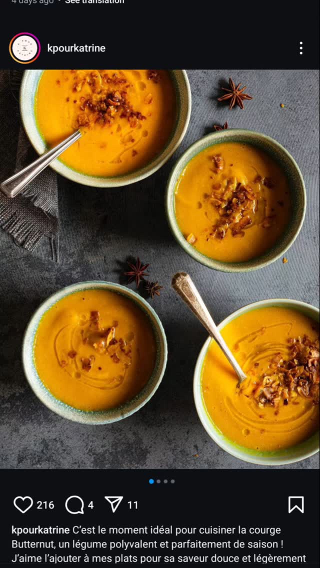 Ma sélection recettes de la semaine : des idées saines, nourrissantes et bien réconfortantes ! 🍂🍁🥘De quoi aider vos défences imunitaires 💪🏻💪🏻
Tout le monde tient le coup ?...
Bravo et merci à : @petillium_ @on_dine_chez_nanou @julya66 @kpourkatrine de nous faire partager leurs idées et leurs talents.✨️
Pour plus d'informations et accompagnement personnalisé rdv sur : 👉🏻👉🏻www.nutricare.clinic
Bon week-end!😊
#nutritionaltherapy #nutritherapie #santé #healthylifestyle #automne #santenaturelle #immunité