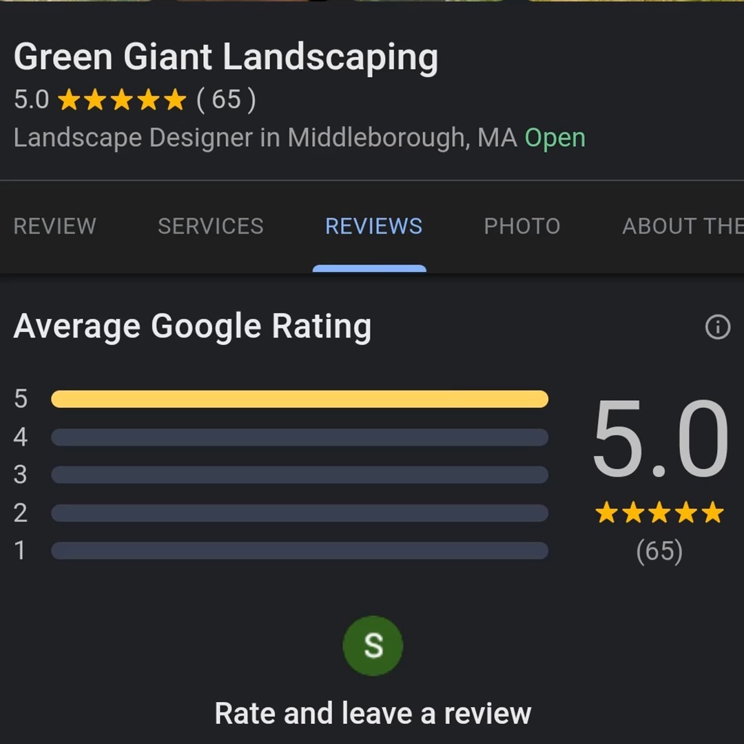 Green Giant Landscaping Reviews
Read more:
https://g.page/r/CSZ9KN5lei7IEAE/review
Landscaping Southeastern, MA.
Call now for your free quote!
Plants installation
Tree and shrub care
Seasonal cleanups
Bobcat services
Old overgrown shrubs removal
Mulch installation
Garden maintenance
Professional Landscape Design.
https://www.greengiantlandscaping.com/
Phone:
+1 413-406-9094
#landscaping #landscapedesign #gardening #gardendesign #landscaper #landscapearchitecture #treeandshrubtrimming #mulch #Massachusetts #southshore #newton #boston #hingham #marshfield #scituate #NewtonMA #scituatema #milton #canton #wellesleyma #SpringCleaning #shrubtrimming #shrubcare #plantingseason #plantingtrees #plantingdesign #gardentransformation