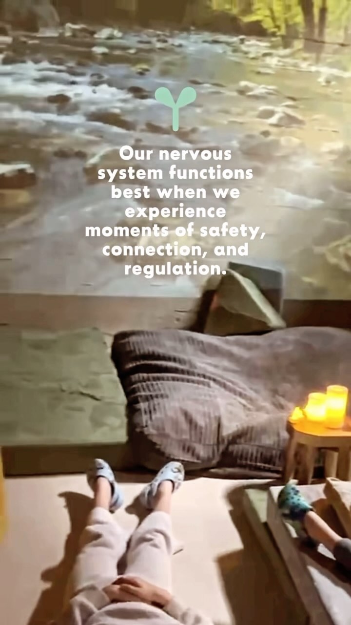 Research shows that restoration goes beyond simply resting—it plays a crucial role in regulating the nervous system, helping us shift into a state of safety and calm. Our nervous system functions best when we experience moments of safety, connection, and regulation.
When we practice noticing peaceful and calm moments throughout the day, we engage the parasympathetic nervous system, fostering a habit of mindfulness. Over time, this practice can lead to a more naturally balanced state, where the body seeks and creates those moments of calm on its own. As Dr. Stephen Porges, the founder of polyvagal theory, says, “Safety is the treatment, not the byproduct.”
By encouraging small mindful pauses—whether through deep breathing, sensory engagement, or restful environments—we help the nervous system build resilience, making it easier to recover from stress and stay grounded in moments of challenge. #neurodiversityaffirming #strengthsbasedtherapy #polyvagaltheory