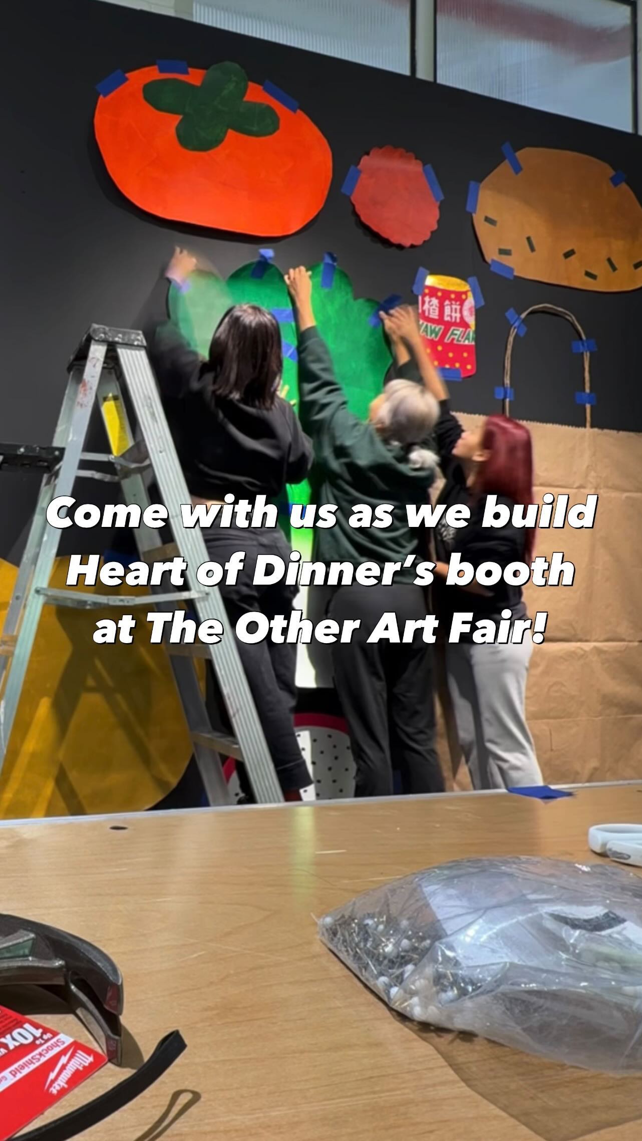 Come with us behind the scenes as we set up our booth at @theotherartfair from start to launch with Erin Jang (@theindigobunting), who brought it to life with her STUNNING life-size mural, heart-tugging limited edition print, and brilliant art direction! 🤩💫
We came ready with carefully selected decorated bags & handwritten notes from our archives of contributions from around the world. Every detail was a labor of love to prepare this space for opening, and we couldn’t have done it without Erin’s vision and guidance!
There’s still ONE more day to check out our community partner booth at @theotherartfair presented by @saatchiart at @zerospace on Sunday, October 20 from 11AM – 6PM!
🎟️ Use code ARTSCENE20 for 20% off entry tickets!
While you’re at our booth—
1. Snap a selfie in front of Erin’s mural & tag us to spread the word about our mission to your friends!
2. Bring Erin’s limited edition print Gyeoul (겨울) home with you and be inspired by the warmth of sharing food during the winter months. 100% of proceeds from Erin’s artwork goes towards our work in nourishing our Elders living with food insecurity and loneliness. The 5-color risograph prints are 10.5x13.5” and an edition of 200, printed by our friends at @luckyrisograph.
3. Help us decorate bags for our upcoming home deliveries of care packages!
Please also visit the booths of these wonderful community organizations making an incredible impact, including @artsgowanus promoting local artists, @artcollectivenyc supporting mental health awareness through art, @artshackbrooklyn raising scholarships for kids’ programs, @visionaryprojectsnyc empowering emerging artists, and @luckyrisograph bringing beautiful artwork to life, including Erin Jang’s limited edition print! And explore the work of over 120+ independent artists and incredible installations throughout the fair.
Thank you to everyone who is part of this mission with us. 💛
🎞️✂️ @mickyshiloah
