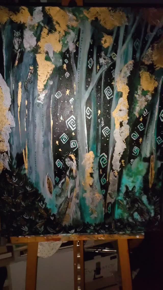 44 SECONDES........
#voyageimmobile #tableau #meetanartist #artisteillustratrice #painting #artlovers #baladenocturne #night #artvideo #peinture #symboles #rêve #spiritualité #poésie