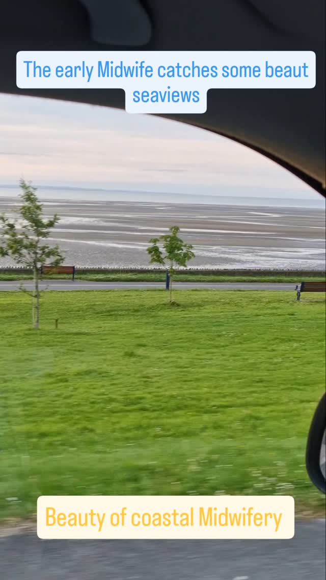 We are so lucky to have this in Wales
I start my working days very early (4am this morning). Travelling Midwife at ya service🚙🚐.
Benefits outway the negatives.
Get to witness some beautiful sunrises
Get to see the calm before the day gets stormy
Get to help postnatal mums at the crack of dawn
#AlwaysSmiling