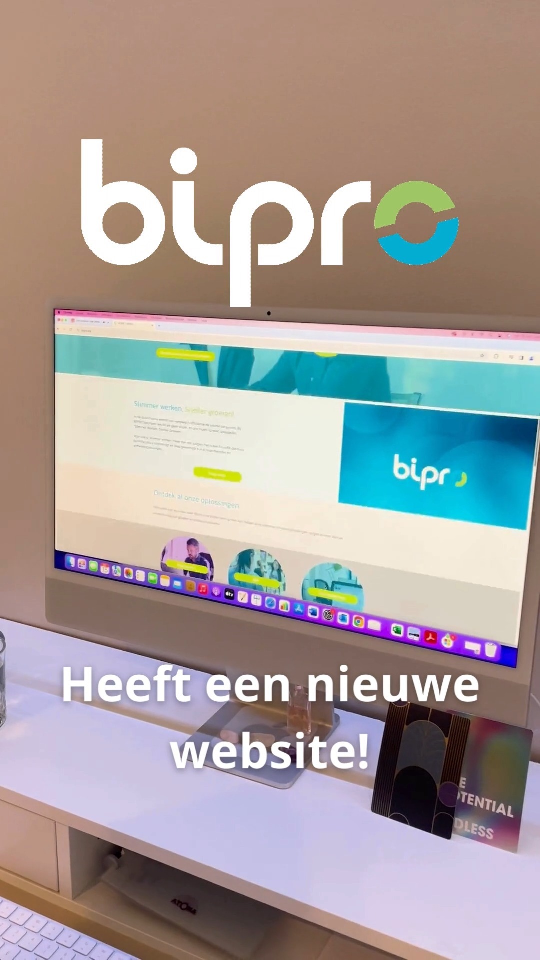 Trots! 😁✨ (ZOZ) Reclamebureau stak Bipro in een nieuw jasje. Een compleet nieuw logo, huisstijl en nu ook een volledig vernieuwde website! 🖥📱