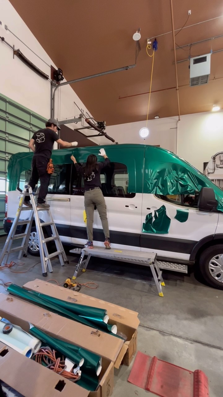 Visiting Catalina Island for the first time was a fantastic experience, especially with the warm welcome from the locals. I had the opportunity to help wrap a large ADA van with Elie. I always learn a lot when collaborating and sharing projects with my fellow sign makers; like how wrapping a vehicle of this size involves extensive preparation, patience, and, of course, a pizza or two. There are many intricate areas to manage, including tucking, overlapping, and trimming vinyl. We did an excellent job, and I look forward to participating in more projects like this in the future.