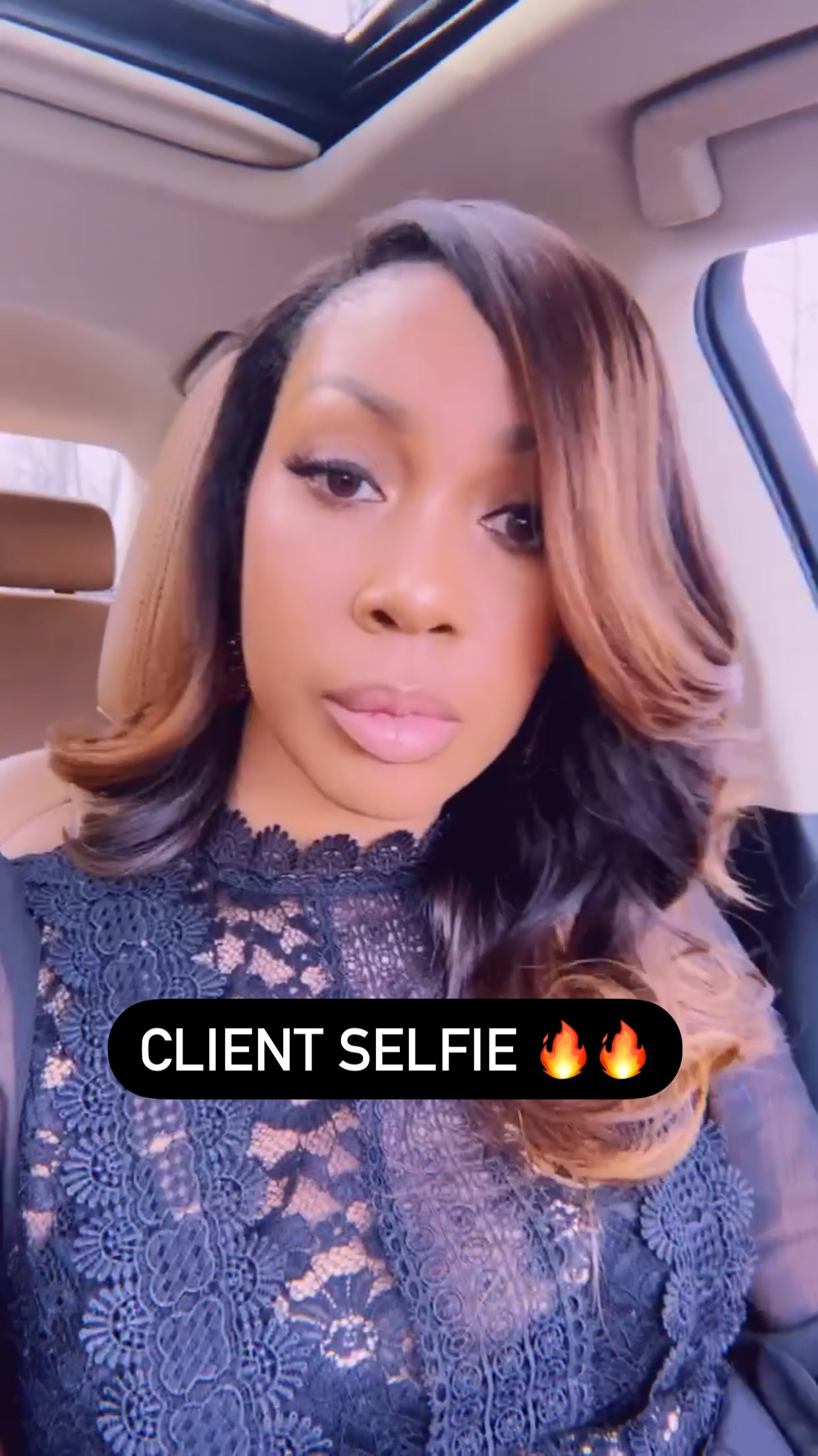 Gotta love it when your customers send you some 🔥🔥
#closurewigs #laceclosurewigs #luxurywigs #yummycandiwigs #clientselfie #bossbabe