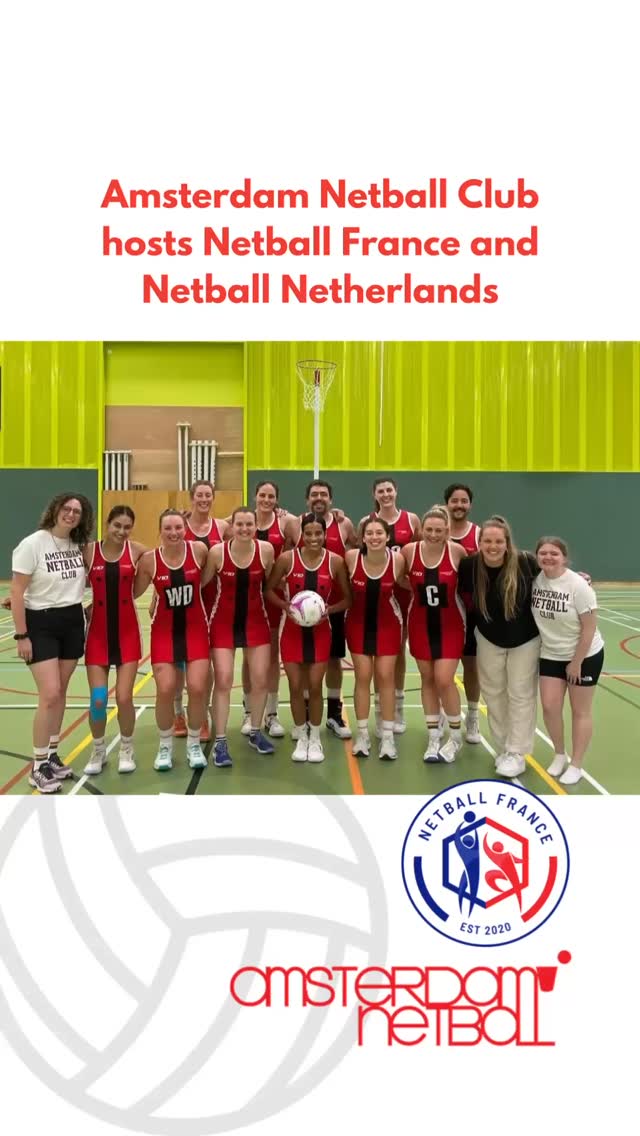 Amsterdam Netball Club is so proud to have hosted a weekend of international netball between @netballfrance @netballnetherlands and our very own ANC team. 🇳🇱🏐🇫🇷 Congratulations go to Netball France for taking the W on day one 👏 We are so proud to have put up a fight against an internationally ranked team! 💪💪 Let’s keep growing #netballinthenetherlands ❌❌❌