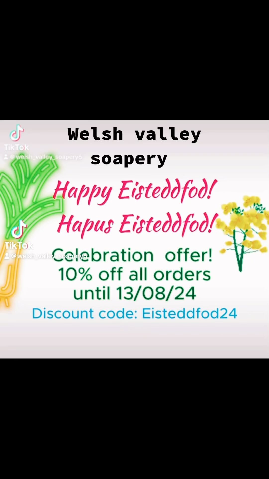 Special offer! #soap #natural #handmade #essentialoils #welsh #eisteddfod #offer