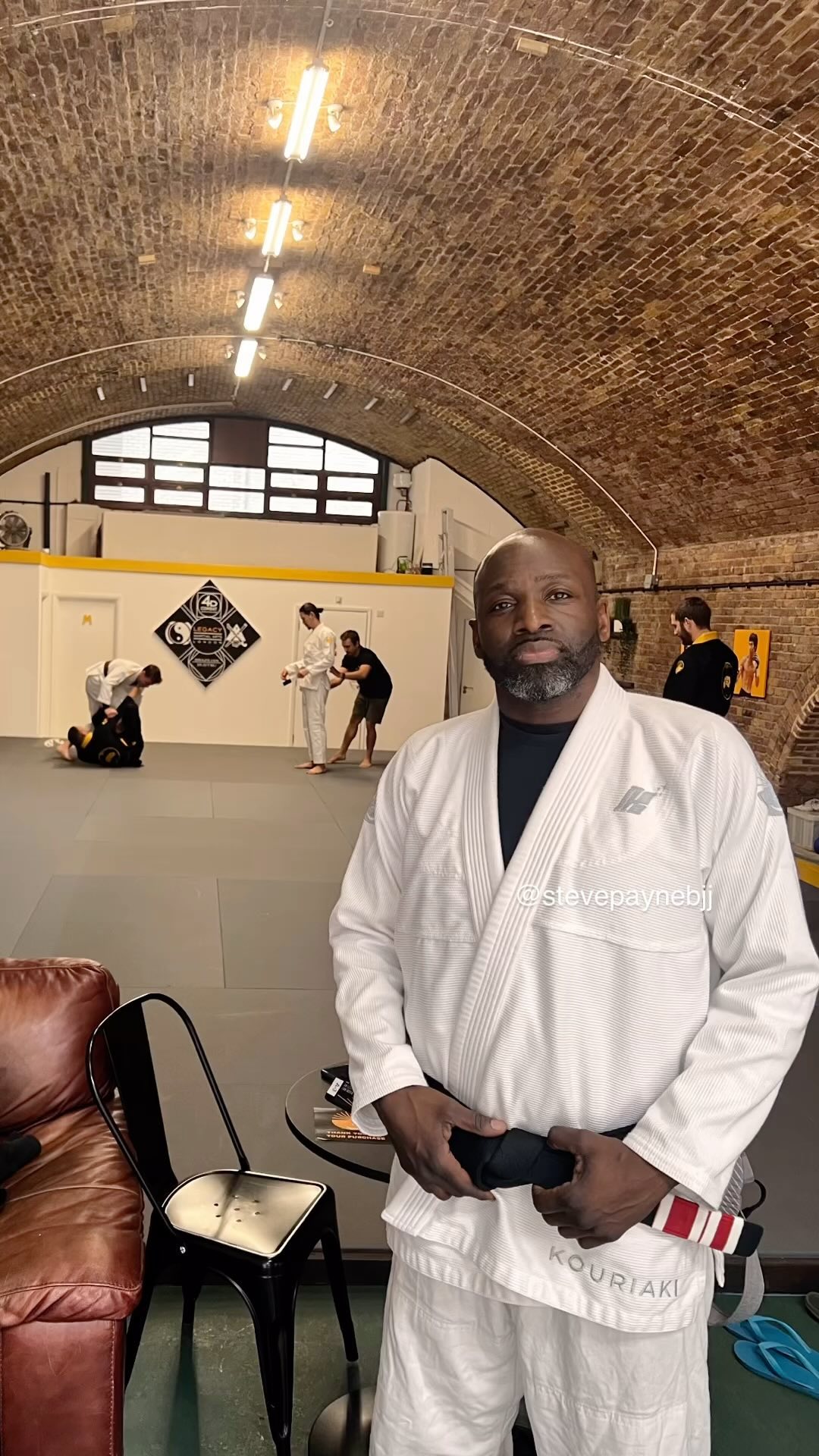 This morning we hosted a photo shoot with the @kouriakicollective . We support this great company and what they stand for by buying their Gis and Nogi apparel. More to come…