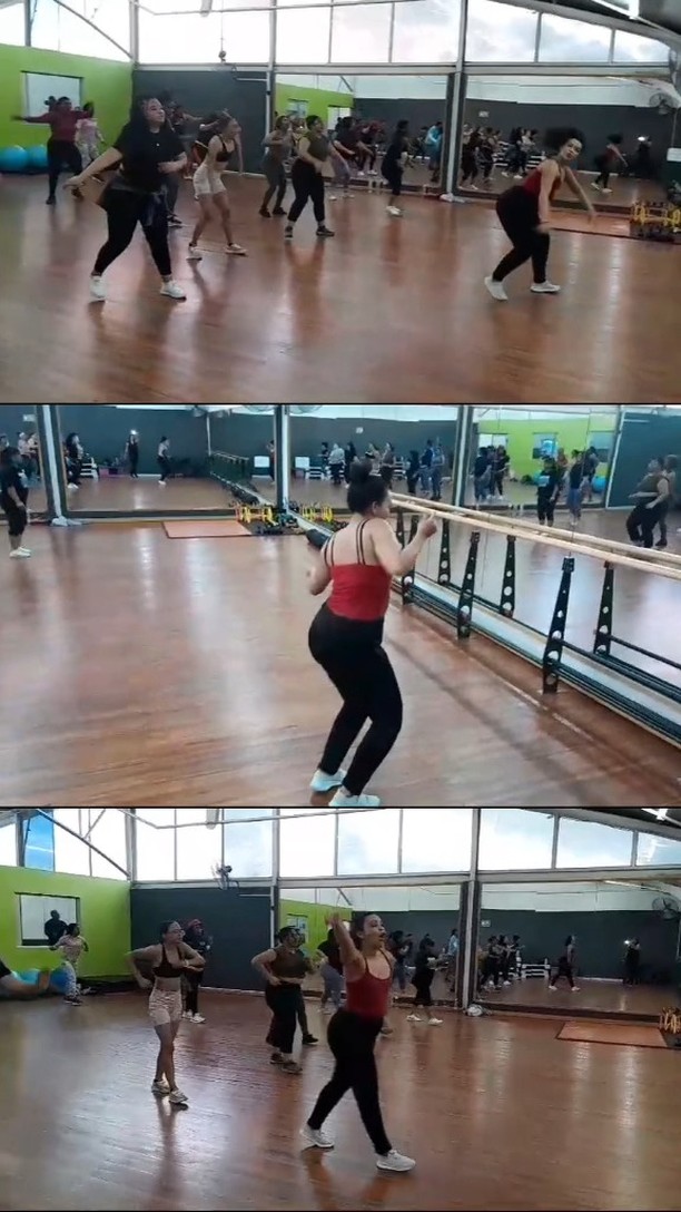 Get ready to groove! ๐บ๐ Watch our dance aerobics class in action with our fantastic instructor Zoe leading the way. Everyoneโs having a blast while getting fit โ this is what fun fitness looks like at Body Future Gym! Join us and dance your way to a healthier you!