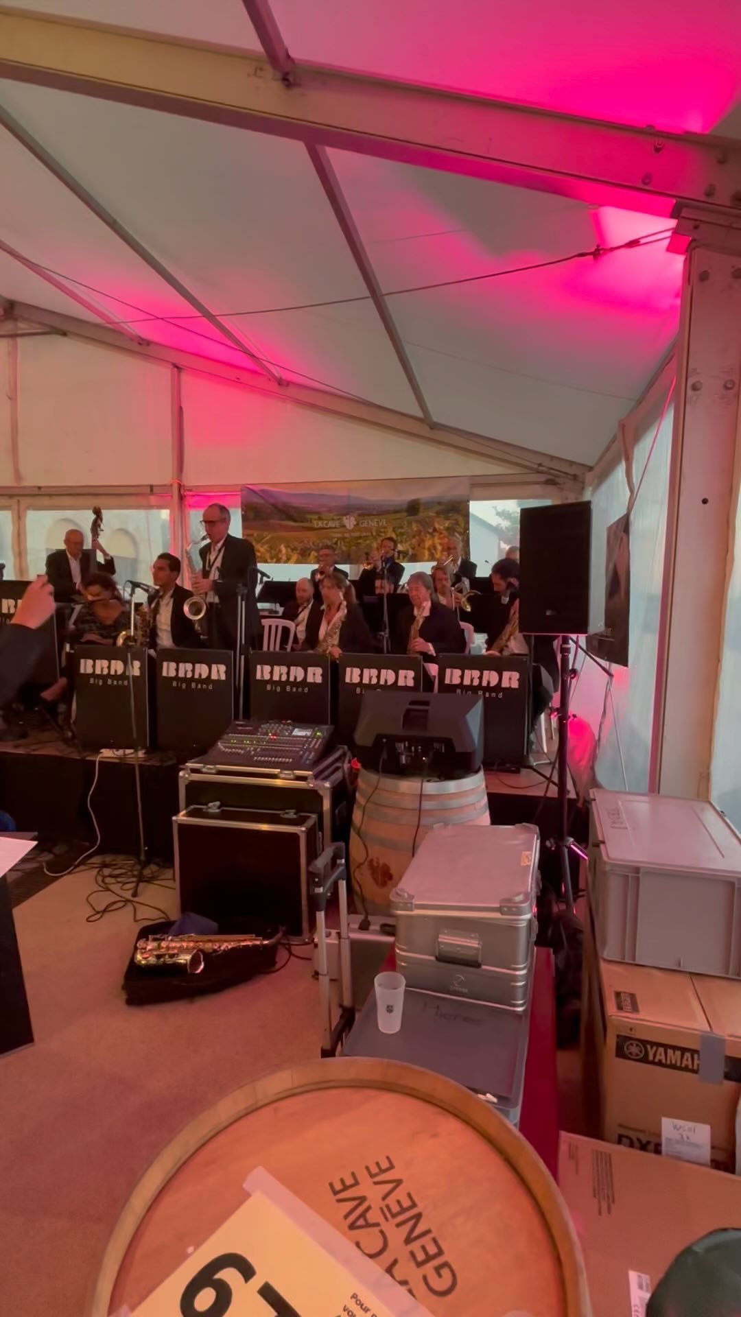 Au « Préau », on se chauffe avec le Big Band Dardagny Russin!