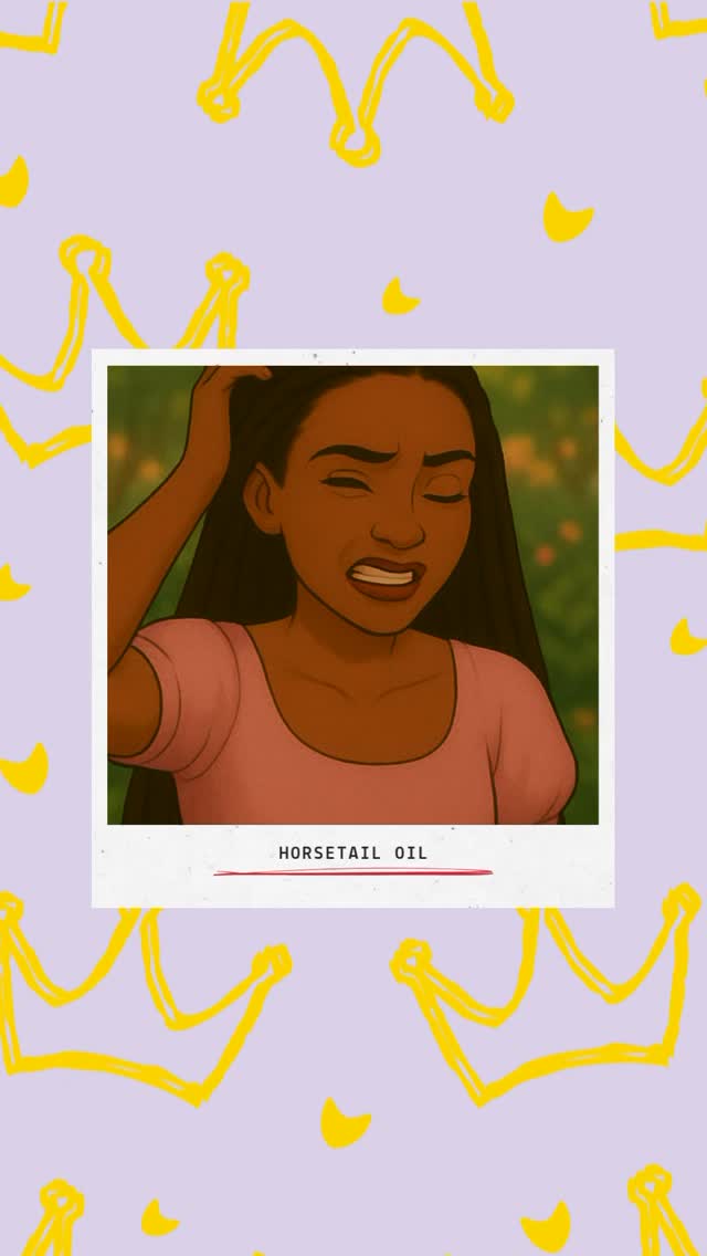 Kiara - “Been using Princess Mudd Horsetail Oil and my hair been soft, shiny, and way less shedding and itch🫶🏽🍃 Don’t sleep on this.”