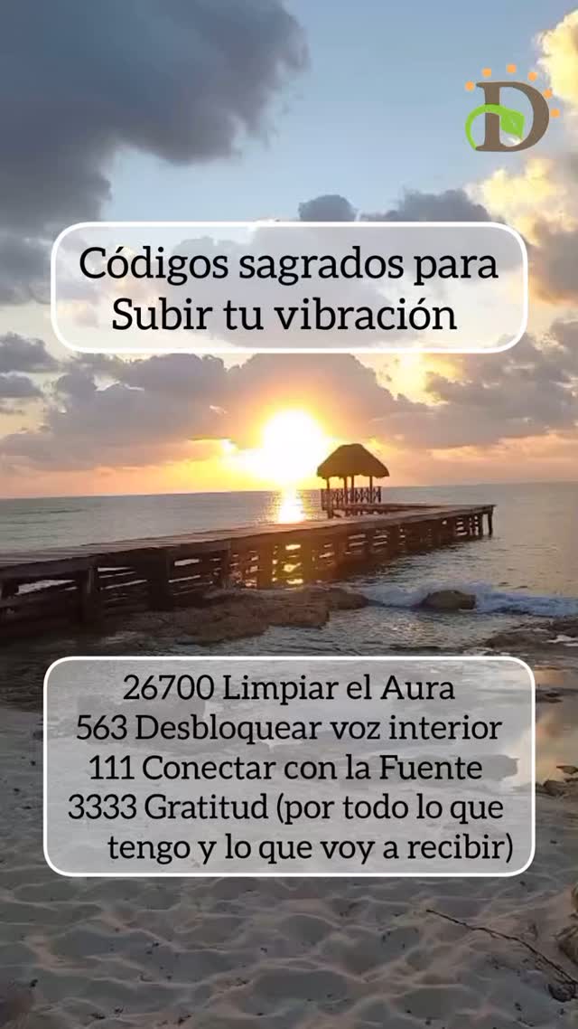 Códigos sagrados para conectar con tu yo superior. Recuerda activarlos con tu nombre completo, repetirlos 45 veces y hacerlos mínimo 21 días.
#codigossagrados #codigo #codigos #codigosagrado #cuidatuenergia #healingjourney #conectwithyourself #healingyourself