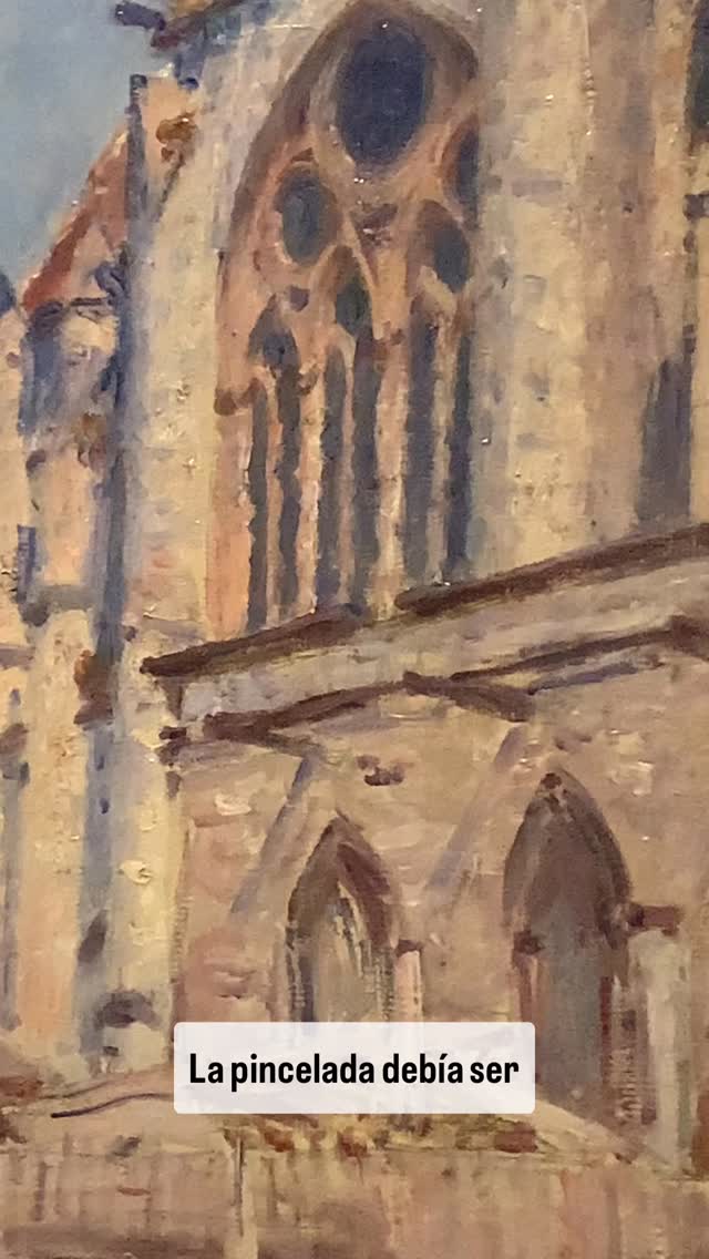 Uno de las innovaciones del impresionismo fue la pincelada. En la cantidad de óleo que imprimían sobre el lienzo, en la forma de aplicarlo, en el tamaño del pincel, todo eso, por primera vez, era una parte más de cuadro, la forma se adueñaba del fondo, empieza al arte moderno.
1-Alfred Sisley, La iglesia de Moret y el viejo mercado, 1894, Musée Calvet (Ville d’Avignon)
2-Gustave Loiseau, Vista de Notre-Dame, París, 1911, Colección Carmen Thyssen
3-Eugène Boudin, La plaza de la Iglesia de Saint Vulfran en Abbeville, 1884, Museo Thyssen