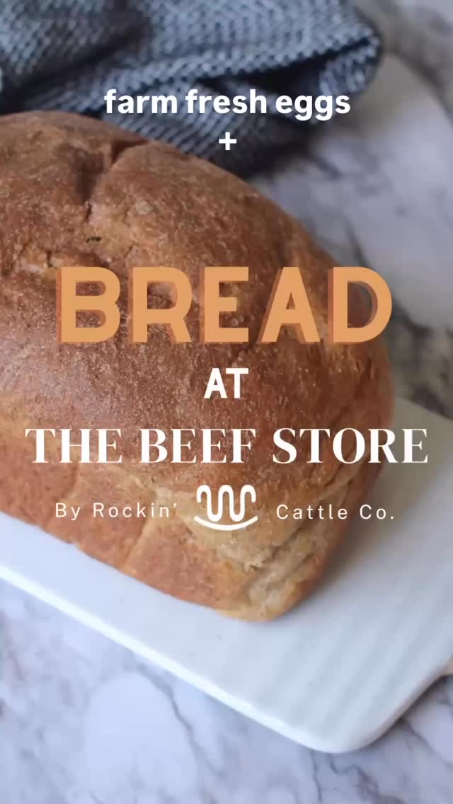 FRESH MILLED bread restock today @thebeefstoreada 🍞
#freshmilled #nutrientdense #breadishealthfood #thefarmersharvest #stoneground