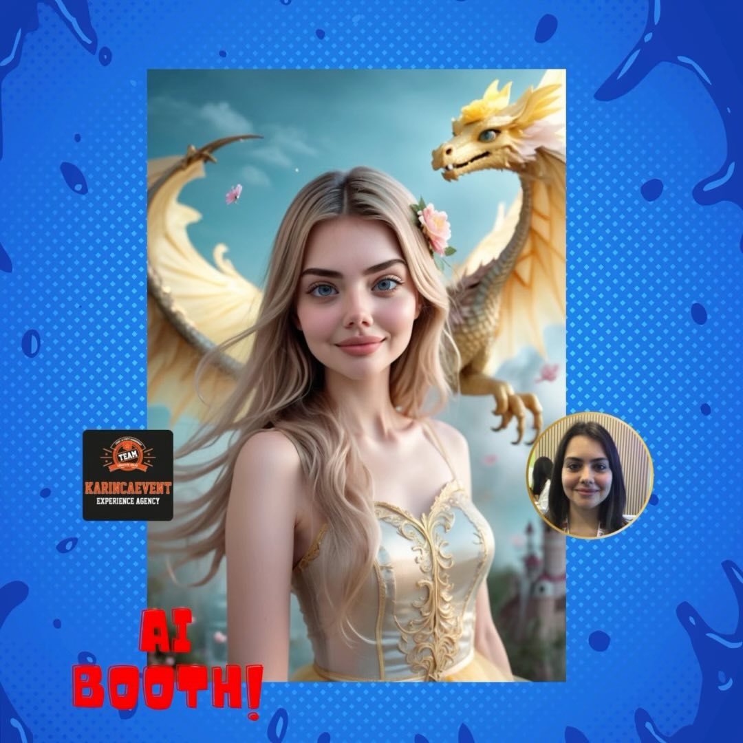 Etkinliklerinizi unutulmaz kılmak için AI Booth ile tanışın! Kongrelerden fuarlara, toplantılardan lansmanlara kadar her türlü organizasyonunuza eğlenceli bir hava katıyoruz. Katılımcılarınızın fotoğraflarını karikatürize ederek, onlara hem keyifli hem de kalıcı anılar sunuyoruz. Siz de bu eşsiz deneyimin bir parçası olun ve etkinliğinize renk katın!
Meet AI Booth to make your events unforgettable! From conferences to trade shows, meetings to launches, we bring a touch of fun to your gatherings. We transform participants’ photos into playful caricatures, offering them both a delightful and lasting memory. Be part of this unique experience and bring color to your event!
#AIBooth #EventFun #CartoonMemories #UnforgettableEvents #EventExperience #FunWithPhotos #CreativeEvents #PhotoBoothMagic #eventinspiration