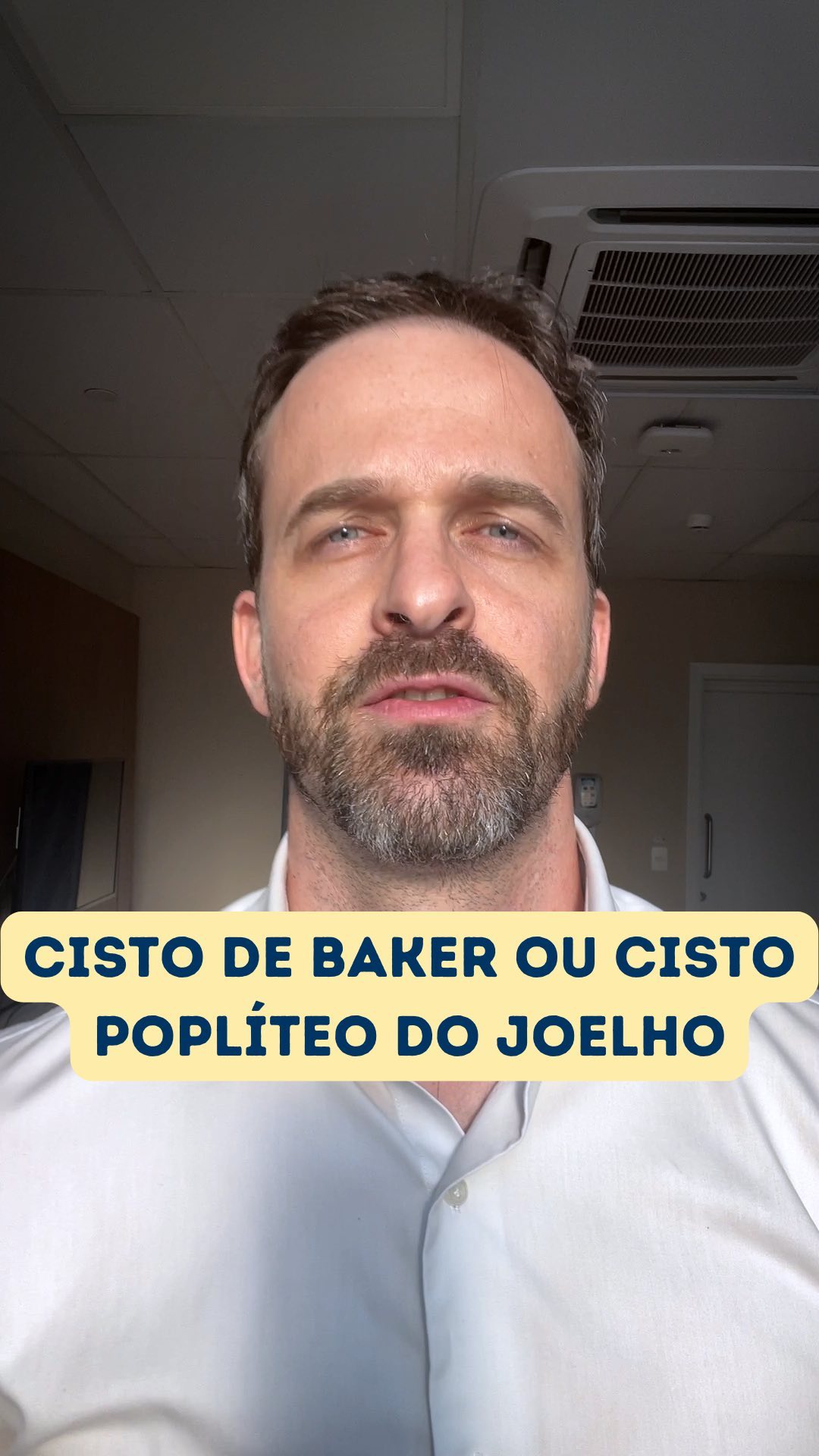 🧐 Cisto de Baker ou cisto poplíteo do joelho. #joelho #cisto #baker