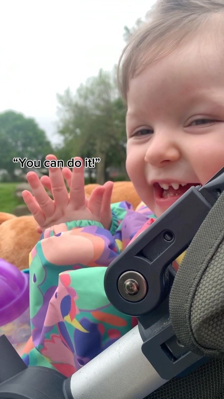 Eve cheers for everyone loud & proud! Thank you for being part of her journey and cheering her on too!
Please continue to share and if you can, donate to Eve’s dream to “step step step by my own self” 💚 #cerebralpalsy #evesdreamtowalk #teameve