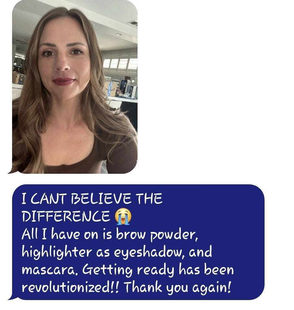 I love love love when clients reach out to tell me how happy they are & how simplified their morning routines are ❤️❤️❤️ my clients are amazing 🙏
#lasvegasmicroblading #lasvegaseyebrows #lasvegaspmu #lvmua #lasvegaslashes #lasvegashairstylist #lipblushinglv #lveyeliner #lvtattoo #lvlips #lasvegaslipblushing #lvlipblushing #lasvegasbeauty #lasvegasmakeup #cedarcitylashes #cedarcitypmu #cedarcitymicroblading #southernutahmicroblading #southernutahpmu #utahpmu #utahmicroblading #utaheyebrowtattoo #envyussalon #audrey.elaine.artistry #lasvegasmoms #lvmoms #lasvegas #vegas #fyp