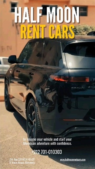 Discover Marrakech with ease by renting a car from us offering a diverse fleet to suit any adventure. Enjoy flexible rental options and competitive rates for an unforgettable journey through Morocco.
✍️ +212 7010103
#marrakech #voituredeluxe #locationvoituredeluxe #rentcar #locationvoiture #jamaaelfna #voiture #cars #travel #rentcars