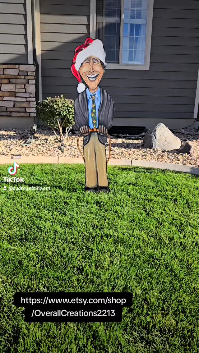 Clark Griswald! National Lampoon's Family Christmas yard decorations! Hand drawn and custom painted with premium paint and wood! Check out our etsy shop. I can make whatever you want for any holiday or occasion!
https://www.etsy.com/shop/OverallCreations2213
#christmasvacation #clarkgriswold #eddie #nationallampoonschristmasvacation #christmas #christmasvacationmovie #lasvegas #vegas #holidaydecor #homedecor#yardsigns #halloweendecor #halloweenyard #yarddecorations #woodworking#woodcrafts #buddytheelf #yardsigns #yardcutouts #custommade #yarddecorations #artoftheday #artist #fyp #handmade #diycrafts #diy #christmastiktok #christmastime #charliebrown #grinch