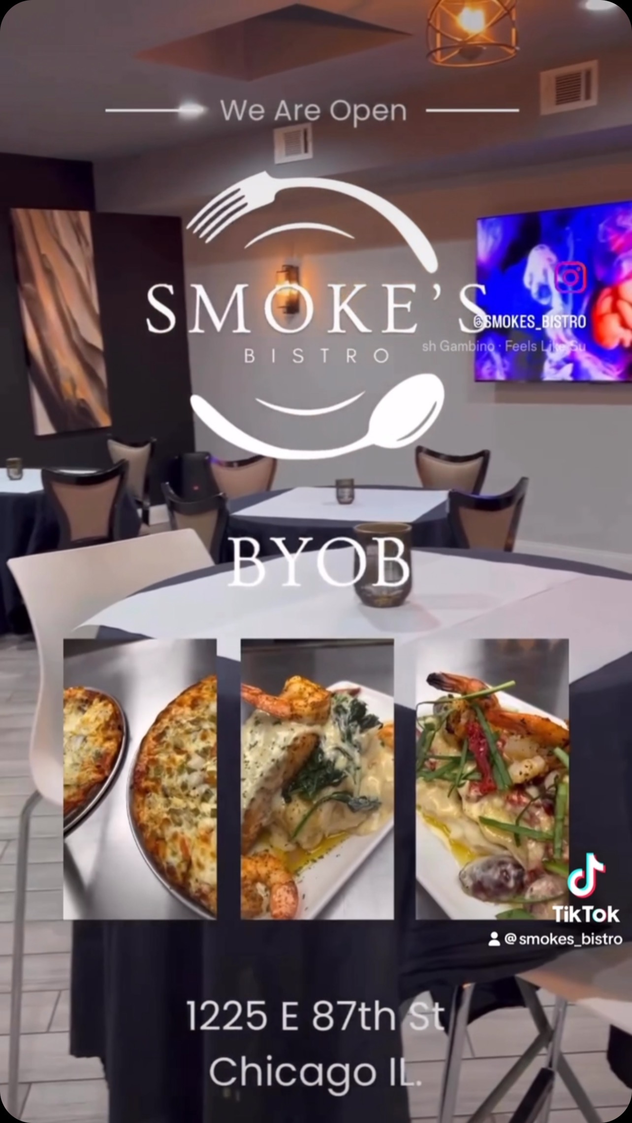 Smoke’s Bistro 1225 E. 87th St. Chicago IL. 60619 #smokesbistro #chicago #restaurant #foodie #food #bistro #delicious #goodfood #goodvibes #dinner #lunch #byob