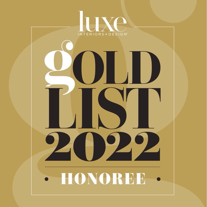 We officially struck GOLD! We are thrilled to be a @luxemagazine #LuxeGoldList2022 Honoree among so many great talents. Thank you, @pamelajaccarino and the Luxe team, for the love. Check out the issue on newsstands now. #LuxeGoldList2022