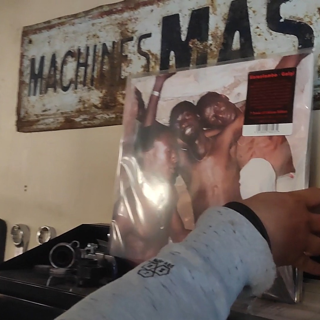 One of the best moments in the life of a record pressing workshop: making your first LP for a label you've admired for years. thanks @terangabeat for this project.