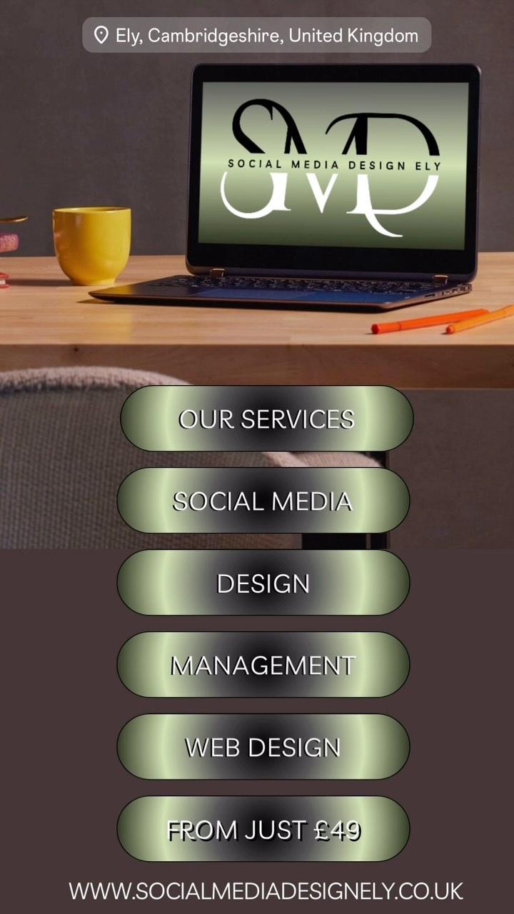 Leave us to take care of your time consuming designs & marketing, whilst you concentrate on what you do best! Social Media Design Solutions for your #localbusiness by #Ely based Gary Holland instagram/Facebook cover photos, posts & reels. Flyers, Event Posters, Banners, Business Cards, Logos ....Transparent Affordable Plans or custom packages for your business needs from just ยฃ49. For more details DM or visit our new website www.socialmediadesignely.co.uk Page follows likes and shares most welcome โบ๏ธ #socialmediamarketing #socialmediamanager #socialmediadesign #SMDEly #localtradesman #pubs #ElyEats #iloveEly