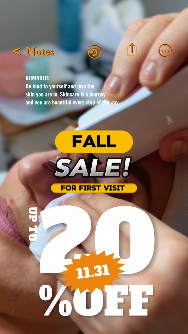 “🍂 Fall into beautiful skin this season! 🍁
Experience the ultimate glow with Skin House in Sacramento. For a limited time, enjoy 20% OFF your first visit! ✨
Whether it’s a refreshing facial, rejuvenating treatment, or personalized skincare, we’ve got you covered.
Book now and let your skin shine this fall! 💆♀️🍃
Visit us at www.skinhouse916.com or call
(916) 915-4004 to schedule your appointment! 📅
#skincare #sacramento #facial #skin #beauty #skincareroutine #acne #