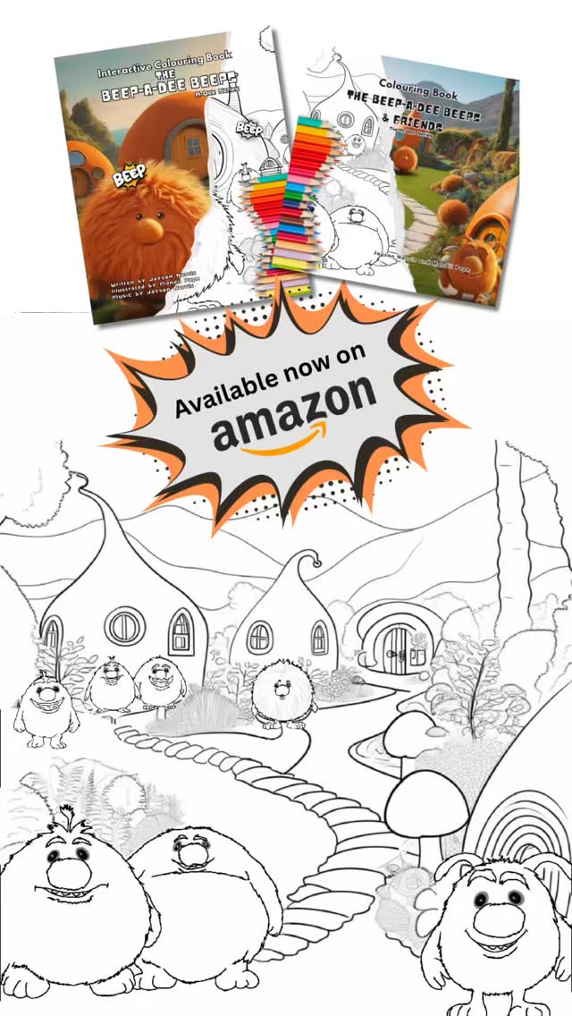 Check out our two fun-filled colouring books for the Beep-a-dee Beeps!
✨ Interactive Colouring Book – Enjoy the full story, bring it to life with colouring, and scan the QR codes to sing along with the catchy Beep-a-dee Beep song!
🖍️ The Beep-a-dee Beeps and Friends Colouring Book – Pure colouring joy! With single-sided pages, you can use markers, paints, or any pens you like—no need to worry about bleed-through.
Both are available now on Amazon!
#Beepadeebeeps #ColouringBooksForKids #InteractiveStorybook #KidsActivityBook #FunLearning #SingAlongStory #CreativeKids #ColoringFun #EducationalFun #QRStoryBook #KidsBooksOnAmazon #ArtForKids #newzealandchildrensbooks #longwhitecloudbooks #MindfulMoments #BusyLittleHands #StorytimeMagic