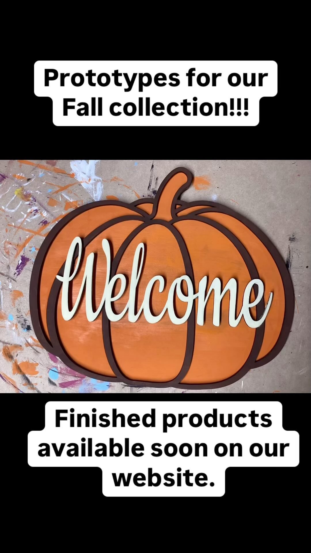 We are getting ready to open up a shop on our website. The finished versions of these seasonal signs will be available soon @ machinedinwood.com!! Let us know if you have a design idea you’d like to see. #seasonaldecor #halloween #pumpkin