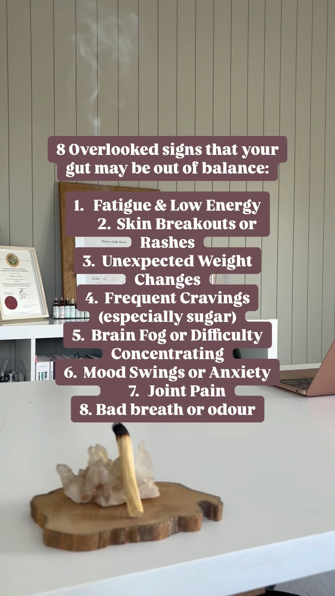 Have you been feeling a bit off lately? Symptoms like fatigue, skin issues, or those pesky cravings can often be your gut trying to signal that something’s not quite right.
Your gut plays a crucial role in not just digestion but also your overall health. When it’s out of balance, it can impact everything from your energy levels to your mood. For example, fatigue could be tied to nutrient absorption issues, while skin breakouts might suggest inflammation or food sensitivities.
That’s why I created my Gut Health Package—to help you address these underlying issues and get back to feeling like yourself. If you want to dive deeper into your health and explore how we can work together.
Link in bio💫
#guthealth