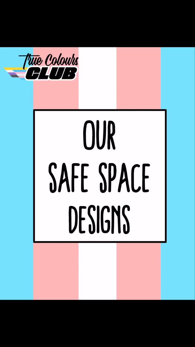 TRUE COLOURS CLUB!
Last month our true colours members created their own safe space designs that will soon be available for purchase with all funds going right back into our True Colours Club so we can continue to provide those safer spaces to trans, non-binary and gender diverse kids across Hamilton - and beyond!
#protecttranskids #lgbtqyouth #2slgbtq #communityiseverything #buildingsaferspaces