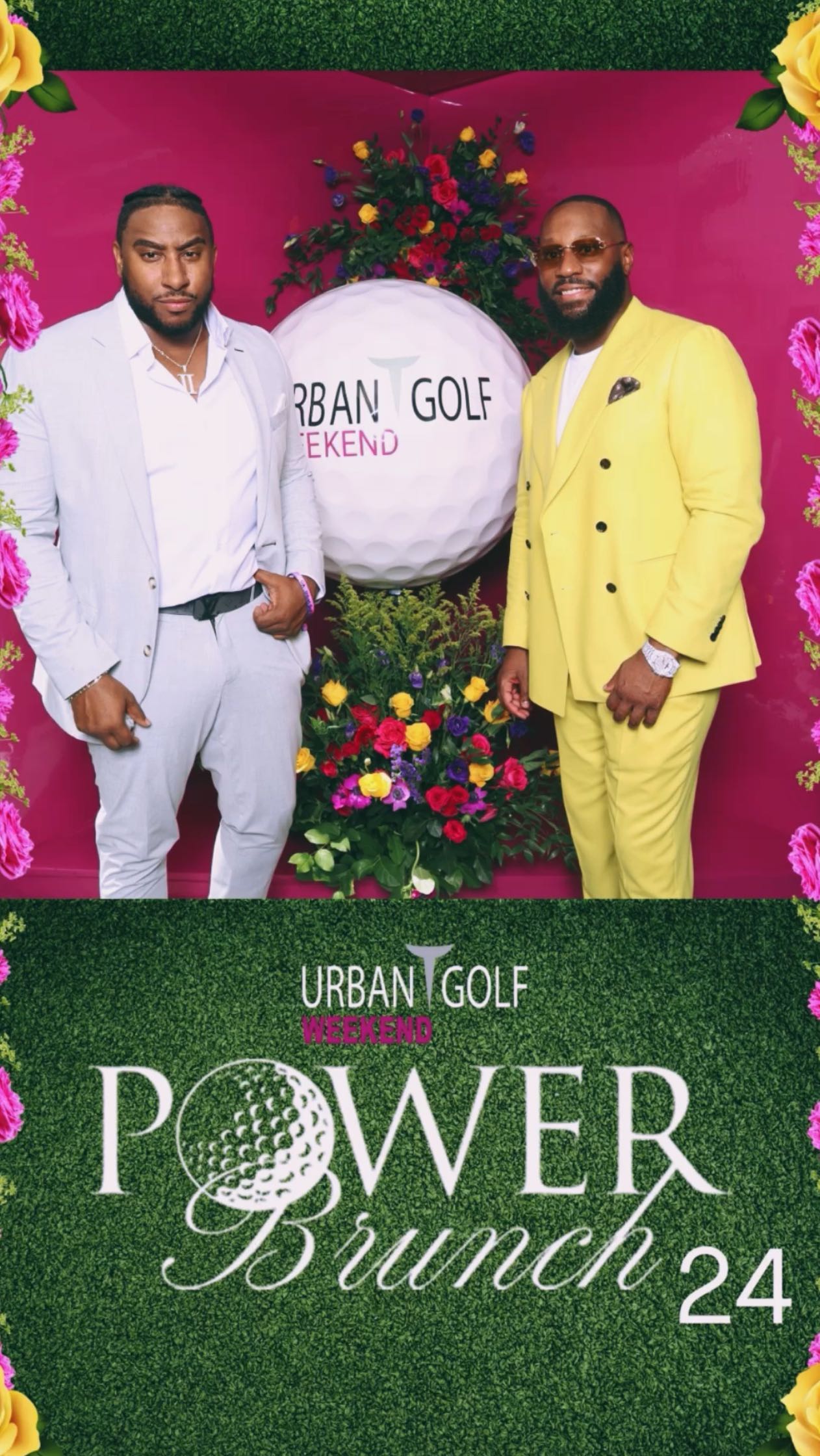 🏌️♂️ Swing into luxury at the Urban Golf Weekend Power Brunch 2024! ⛳️ Enjoy a perfect blend of style, sport, and sophistication. Ready to tee off your best weekend yet? 🌟 #UrbanGolfBrunch #PowerBrunch2024 #golfandglam