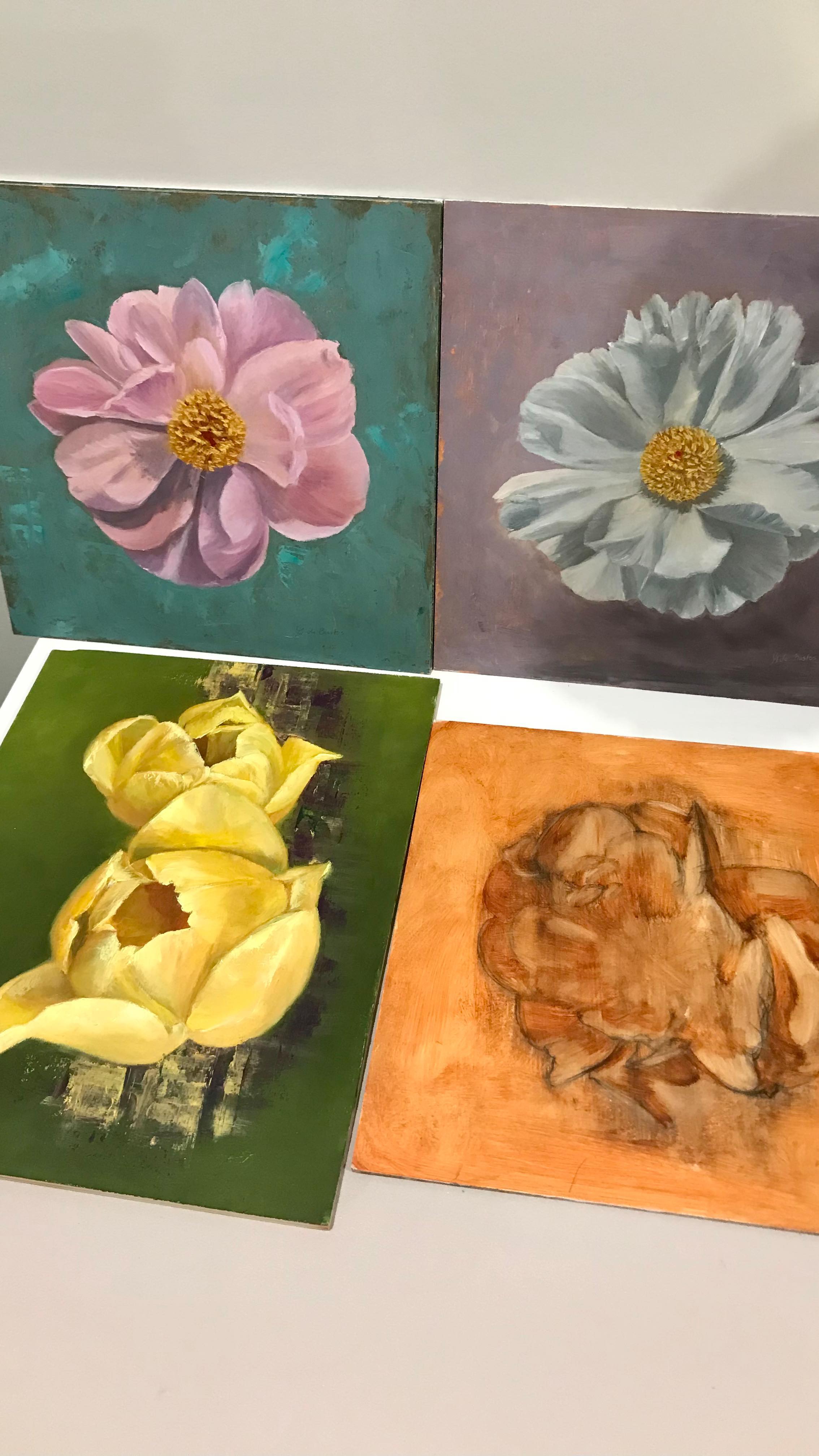 Studio Update: A new collection is on the way! Here are some freshly made paintings.
Join our mailing list at gemdebustos.com to get the first look.
#artcollection #artgallery #artcollectors #hamiltonartists #floralpaintings #womenwhopaint #oilpainting