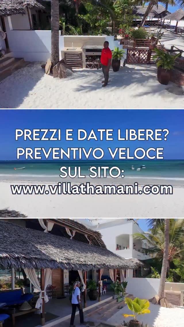 L’ansia è reale 😅
Rispondiamo sempre volentieri, ma se vuoi fare prima (e lasciarci respirare un secondo 😂) trovi TUTTO sul sito: info, disponibilità, contatti, prezzi, come prenotare…
🔗 www.villathamani.com
