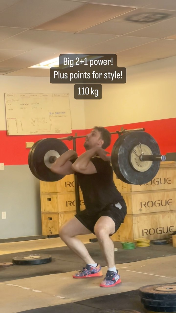 A solid 2+1 power clean plus power jerk for Michael… with more coming soon! Always love the energy and positive vibes 💪🕺🎼
Stay strong and keep on Rockin!
.
.
.
.
.
#weightlifting #kansascity #usaweightlifting #beastmode #dancemode #personalrecord #positivevibes #olympiclifting #progress #champion #powerclean #boom