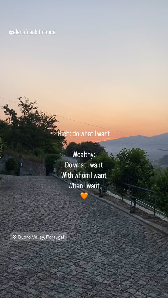 Be truly wealthy ๐งก