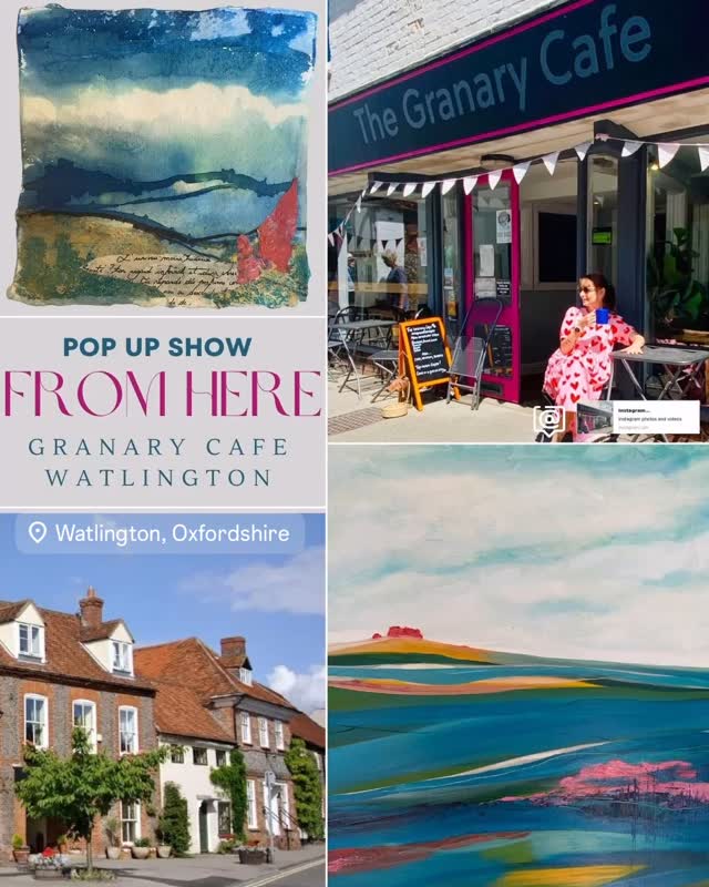 Keeping it local and supporting my high street.
I’m so excited to be having a pop up show in the fabulous Granary Cafe right here in the beautiful Chilterns town of Watlington starting 10th June.
Local businesses run by local people with a passion for the independent high street are just the best and they deserve our support.
I know that I am extremely lucky to live in such a vibrant, positive and independent town but every independent shop or business out there, where ever you are needs our support.
A curated selection of my local Oxfordshire landscape paintings will be on the walls of The Granary Cafe, High Street, Watlington, OX49 for the next few weeks so do visit the High Street, shop and pop into the cafe for a browse, a coffee and cake or a fabulous lunch.
#shoplocal #watlington #thegranarycafewatlington #popupshow #landscapepainting #supportlocal #chilterns