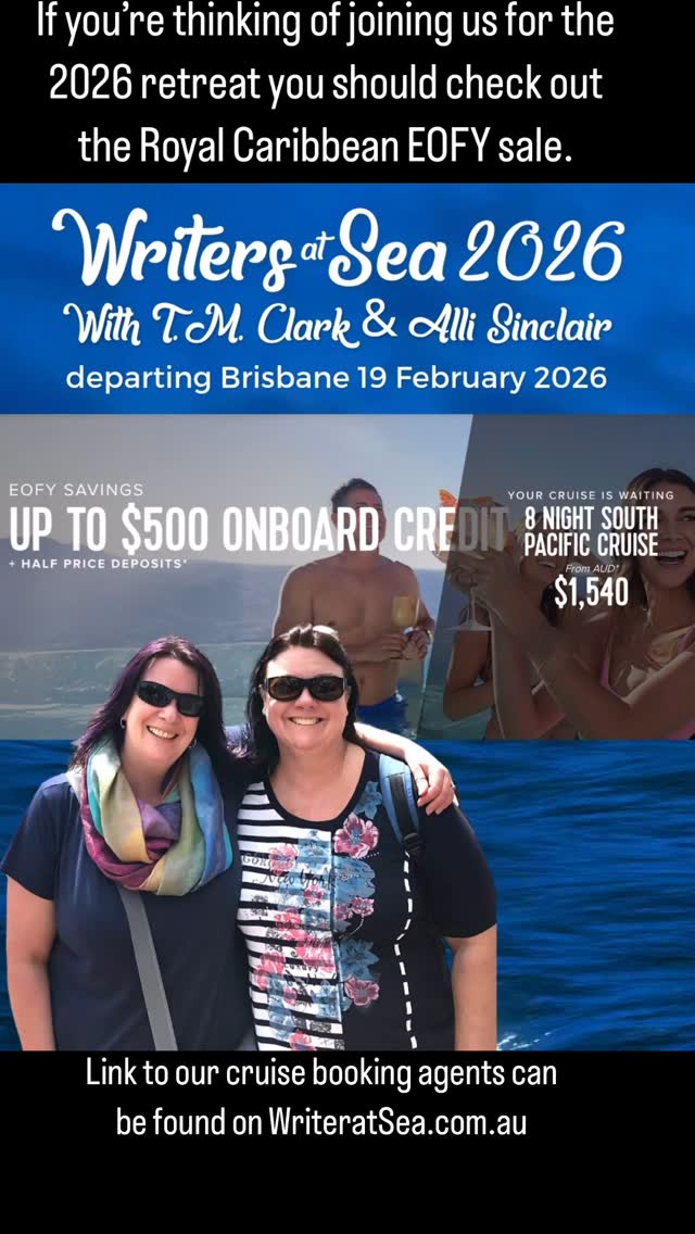 find out all about the 2026 Writers At Sea retreat at writersatsea.com.au
#WAS2026 #writersretreat #writerscommunity #iamwriting #writerslife #writersofinstagram #authorsofinstagram
