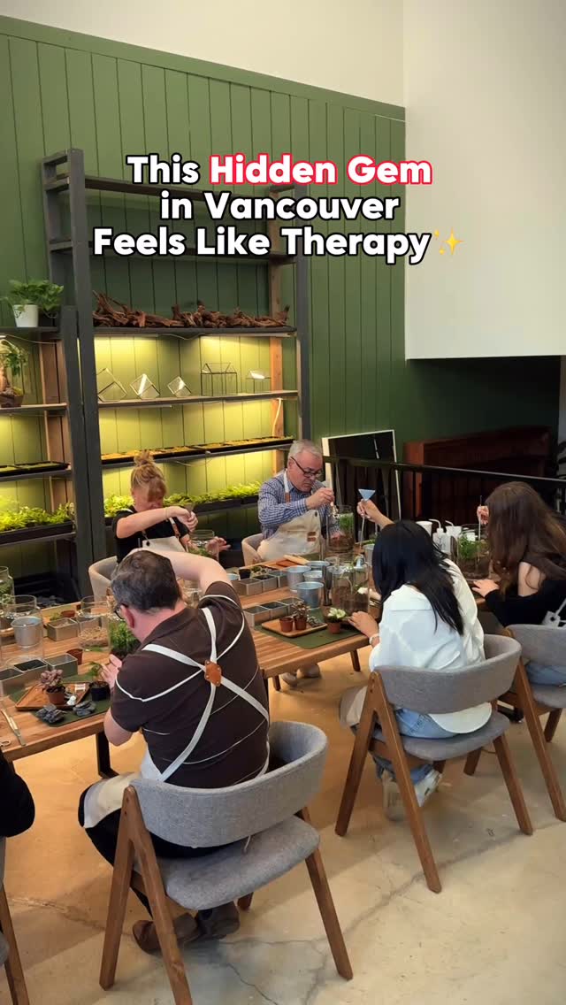 Looking for a chill date idea in Vancouver? This is it.🌿💚
#planttherapy #vancouverevents #coupleactivities #savethedateideas #vancouversummer #weekendplans