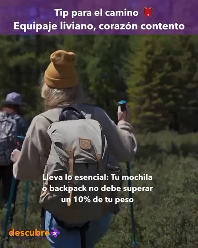 🏞️ Tips para el Camino de Santiago 🥾✨
Si estás por vivir la experiencia del Camino de Santiago, queremos acompañarte paso a paso.
Durante los próximos días estaremos compartiendo consejos prácticos, sencillos y muy útiles para que disfrutes al máximo tu peregrinación, ya sea tu primera vez o una más en tu recorrido espiritual y personal.
Desde qué llevar en tu mochila hasta cómo cuidar tu cuerpo y tu mente durante el trayecto, estos tips están pensados para ayudarte a caminar con más ligereza, seguridad y plenitud.
¡Atentos a nuestras publicaciones!
Buen Camino, peregrinos 🙏🗺️