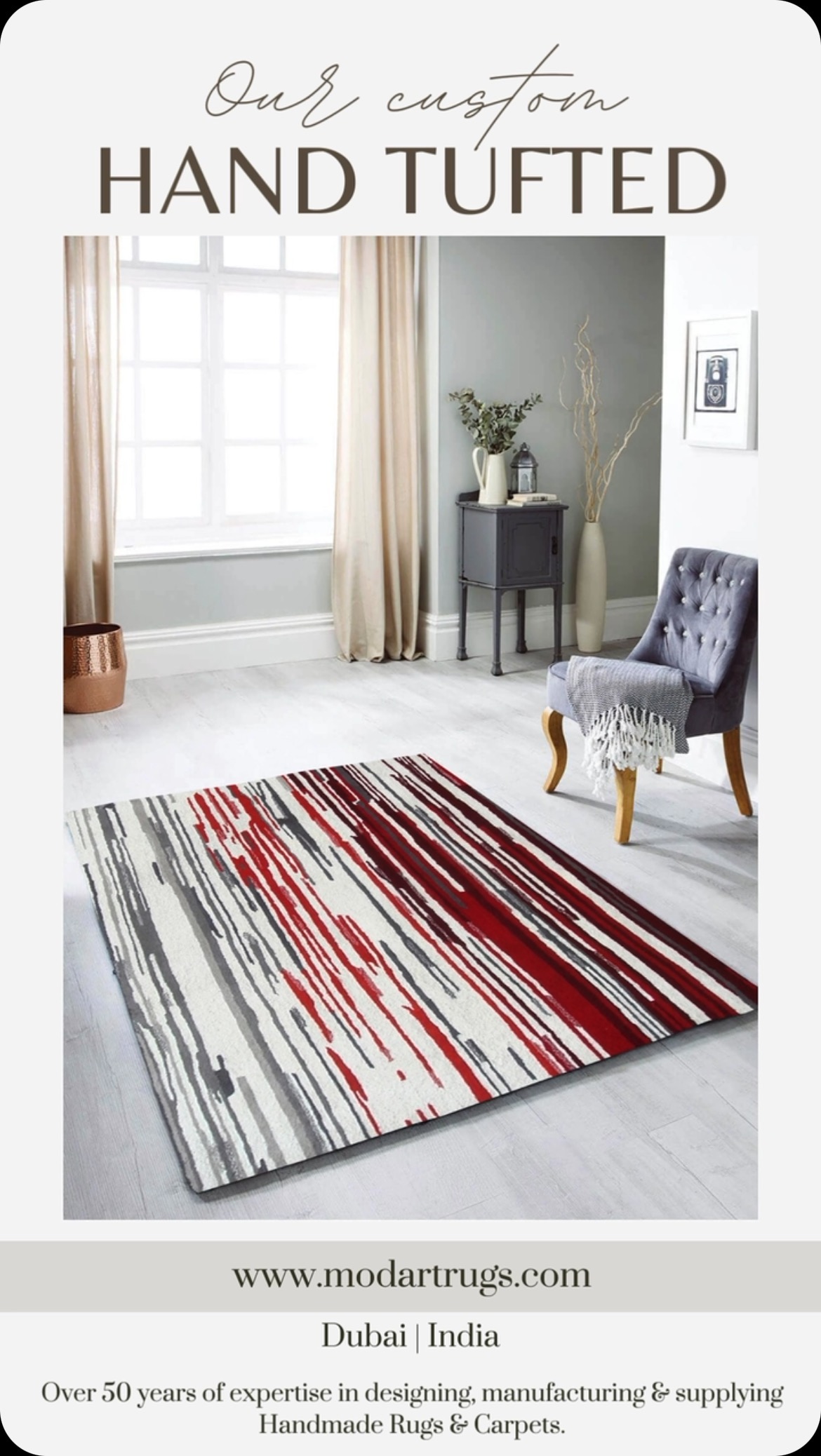 Transforming your space, one plush thread at a time.✨
.
.
.
.
#handmaderugs #customrugs #homedecor #homedesign #home #interiors #dubainteriors
#handtufted #viscoserugs #rugsusa #rugs
#interiordecor #decor #dubailifestyle #modartrugs
#decoration #interiordubaidesign #decor #dubaicarpet
#customrugs #dubaibusiness #dubaidowntown #dubailife #interior #interiordubai #dubaidesigner #architecture #productdesign #handloom