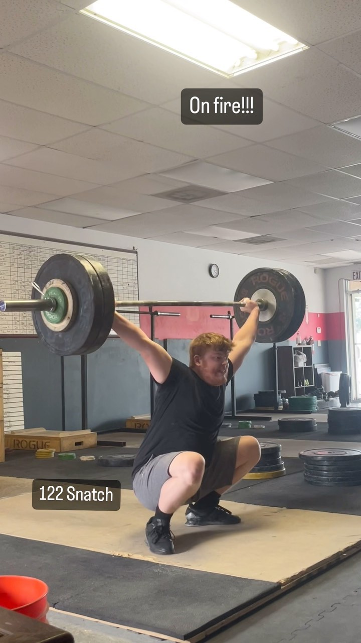 Great progress from Grant Fristo recently! Hard work pays off… stay the course! Here’s Grant with a personal record of 122 kg.
Train-Recover-Repeat… gains will come!
Stronger Every Day!
.
.
.
.
.
#weightlifting #kansascity #olympiclifting #beastmode #personalrecord #snatch #progress #hardwork #usaw #leessummit #olympics #strongereveryday #strong