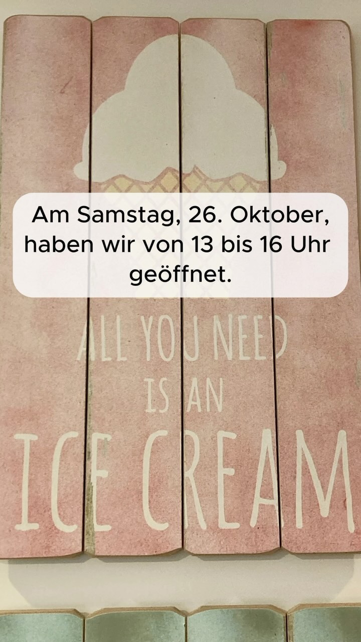 Komm am Samstag, 26. Oktober, zwischen 13 und 16 Uhr bei uns vorbei und entdecke unsere herbstlichen Kreationen. 🍁🍂
#glacé #eis #glacéliebe #eisliebe #riva #rivaglacé