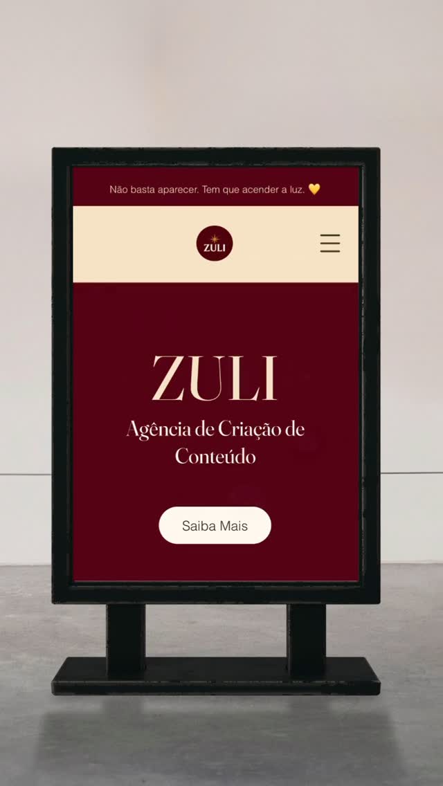 Agora é oficial: nosso site está no ar 💫
It’s official now: Our new website is live! 💫
www.zuliagency.com